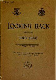 Cover of: Looking back, 1907-1860 | John Chiene