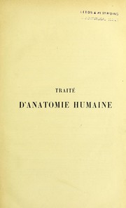 Cover of: Trait©♭ d'anatomie humaine