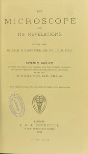 Cover of: The microscope and its revelations
