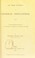 Cover of: On some defects in general education : being the Hunterian oration of the Royal College of Surgeons for 1869