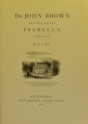 Cover of: Dr. John Brown and his sister Isabella