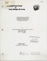 Cover of: A field bioassay of potential effects of Champion Pulp Mill effluents on brown trout egg and sac fry survival in the Clark Fork River