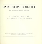 Cover of: Partners for life: the mysteries of animal symbiosis