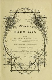 Cover of: Flowers and flower lore by Friend, Hilderic