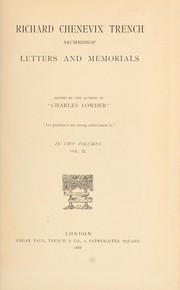 Cover of: Letters and memorials by Richard Chenevix Trench, Richard Chenevix Trench