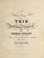 Cover of: Trio pour piano, violon et violoncelle, op. 83