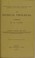 Cover of: On medical progress : in memoriam R.B. Todd : a lecture inaugural to the course of pathological anatomy, delivered at King's College, May 5th, 1870