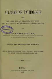 Cover of: Lehrbuch der allgemeinen Pathologie und der pathologischen Anatomie : f©ơr ©rzte und Studirende