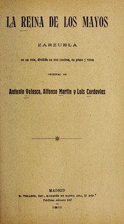 Cover of: La reina de los mayos by Antonio Velasco Zazo