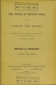 Cover of: The Fauna of British India, including Ceylon and Burma | W. T. Blanford