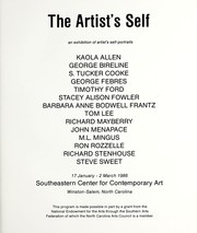 Cover of: The artist's self by Southeastern Center for Contemporary Art