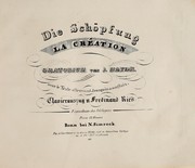 Cover of: Die sch℗♭¿pfung =: La cr℗♭Ứation : avec le texte allemand, francois & anglais