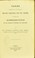 Cover of: Tables illustrative of the practice of British hospitals for the insane, as regards the superannuation of all classes of officers and servants