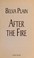 Cover of: After the fire