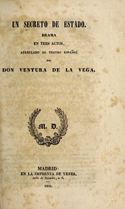 Cover of: Un secreto de estado by Ventura de la Vega