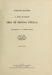 Cover of: Aria di Donna Stella