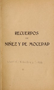 Cover of: Recuerdos de niñez y de mocedad. by Miguel de Unamuno