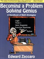 Cover of: Becoming a Problem Solving Genius