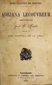 Cover of: Adriana Lecouvreur by Eugène Scribe