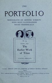 Cover of: The earlier work of Titian