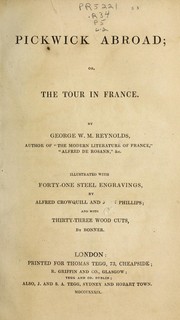 Cover of: Pickwick abroad by George W. M. Reynolds