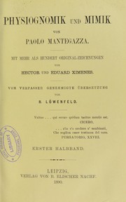 Cover of: Physiognomik und Mimik