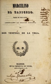 Cover of: Marcelino el tapicero: drama en tres actos