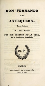 Don Fernando, el de Antequera by Ventura de la Vega