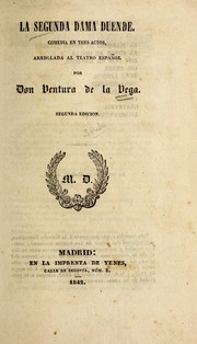 Cover of: La segunda dama duende: comedia en tres actos