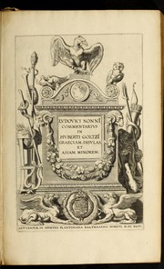 Cover of: Ludovici Nonni Commentarius in Huberti GoltzI Graeciam, insulas, et Asiam Minorem