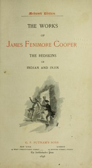 Cover of: The Redskins by James Fenimore Cooper