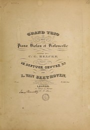 Cover of: Grand Trio pour piano, violon et violoncelle by Ludwig van Beethoven