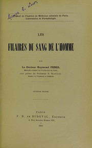 Cover of: Les filaires du sang de l'homme