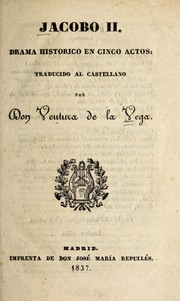 Cover of: Jacobo II by Ventura de la Vega