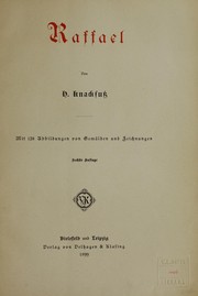 Cover of: Raffael by H. Knackfuss