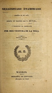 Cover of: Shakespeare enamorado: comedia en un acto