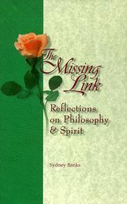 Cover of: The Missing Link: Reflections on Philosophy and Spirit