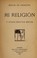 Cover of: Mi religión y otros ensayos breves