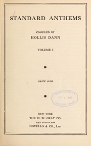 Cover of: Standard anthems: volume 1