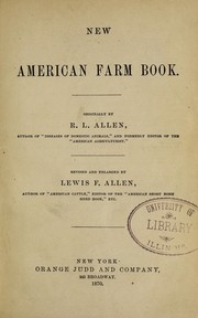 Cover of: New American farm book by Richard Lamb Allen