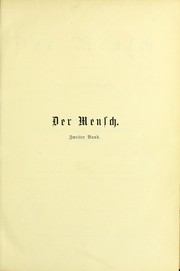 Cover of: Der Mensch