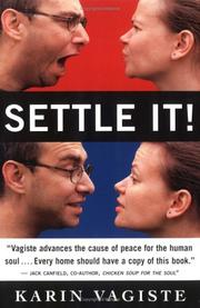 Cover of: Settle It!  by Karin Vagiste