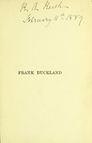 Cover of: Life of Frank Buckland