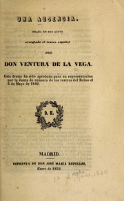 Cover of: Una ausencia by Ventura de la Vega