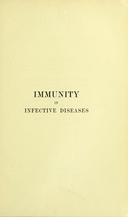 Cover of: Immunity in infective diseases