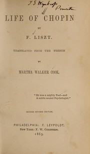 Life of Chopin by Franz Liszt