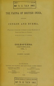 Cover of: The Fauna of British India, including Ceylon and Burma