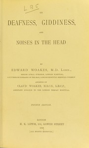 Cover of: On deafness, giddiness, and noises in the head
