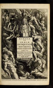Cover of: Romanae et Graecae antiqvitatis monvmenta, e priscis nvmismatibvs by Hubert Goltzius