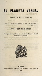 Cover of: El planeta Venus: zarzuela fanta stica en tres actos